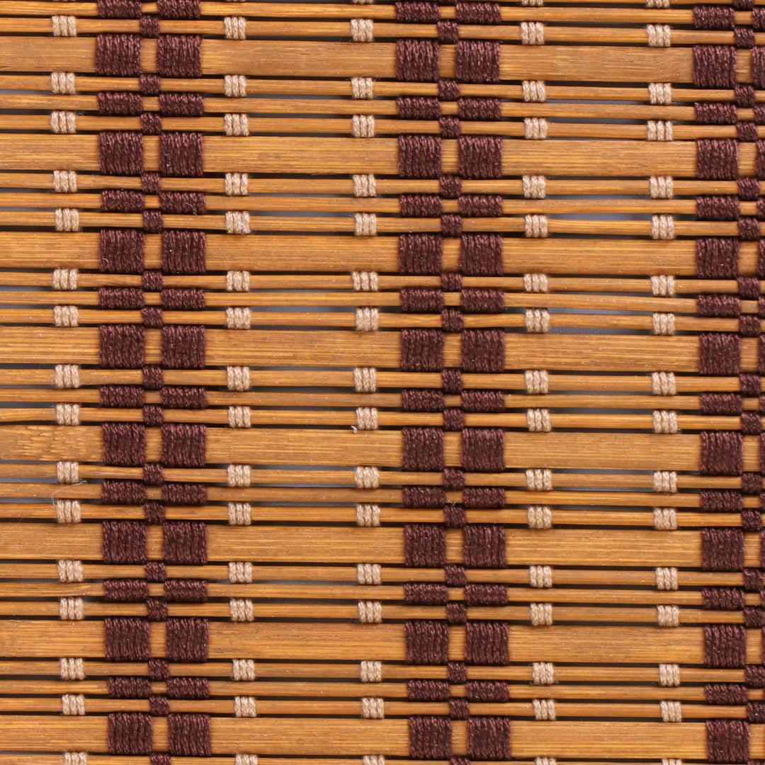 Forest Bamboo Roman Shade
