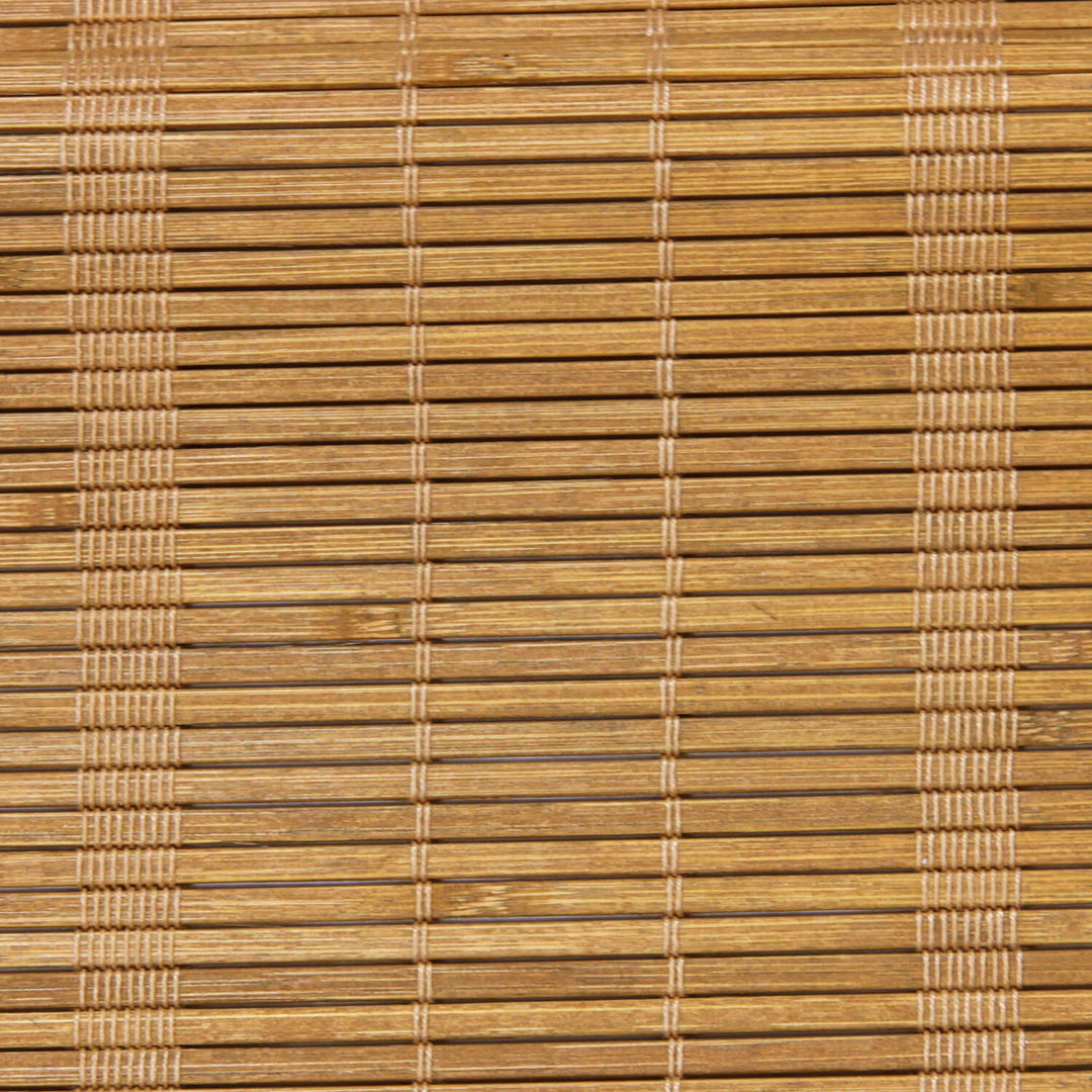 Modern Wood Premium Bamboo Roman Shade