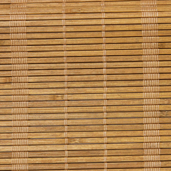 Modern Wood Premium Bamboo Roman Shade
