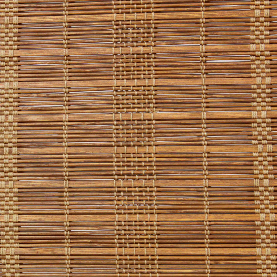 Modern Wood Premium Bamboo Roman Shade