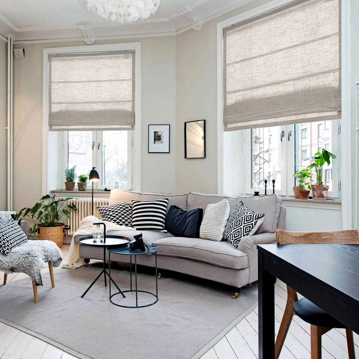 Emma Linen Roman Shades