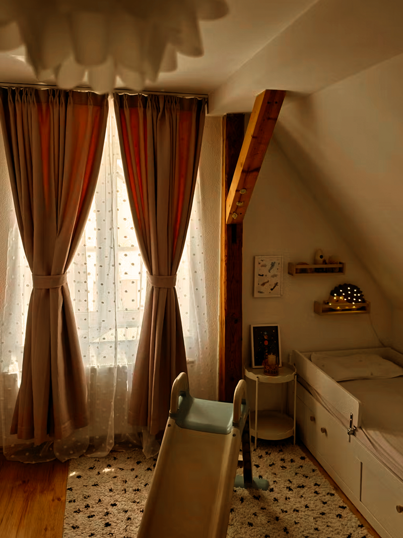 Blanche Waffle Pattern Curtains