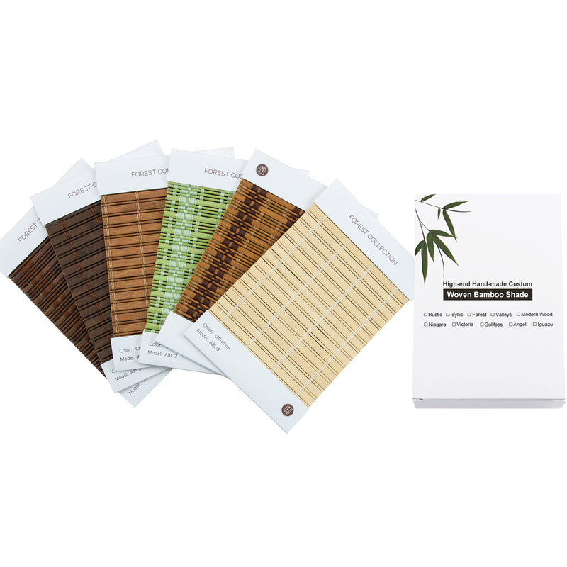 Forest Bamboo Shades Sample Book