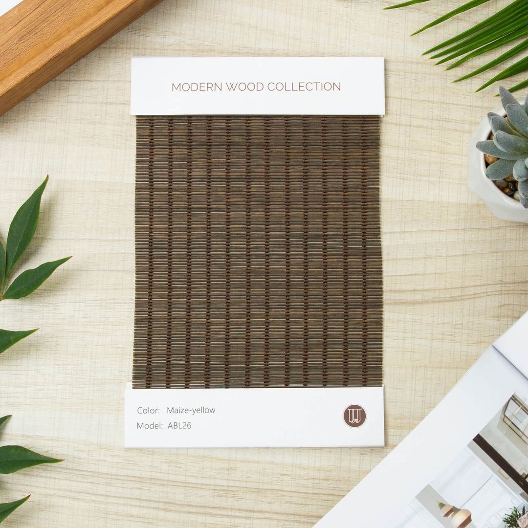 Modern Wood Bamboo Shade Sample Kit