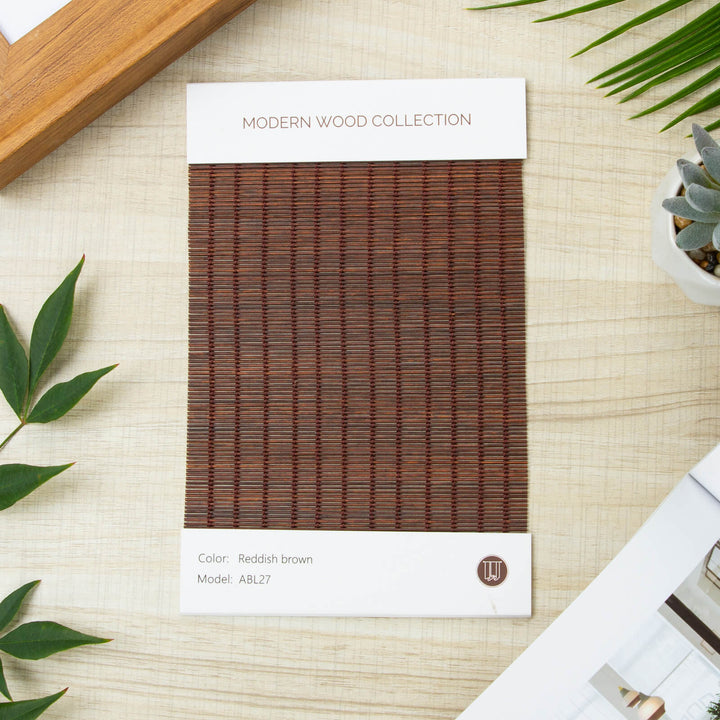 Modern Wood Bamboo Shade Sample Kit