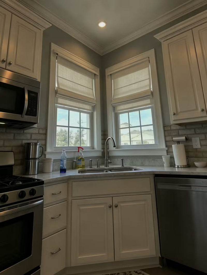 Emma Linen Roman Shades Alternate