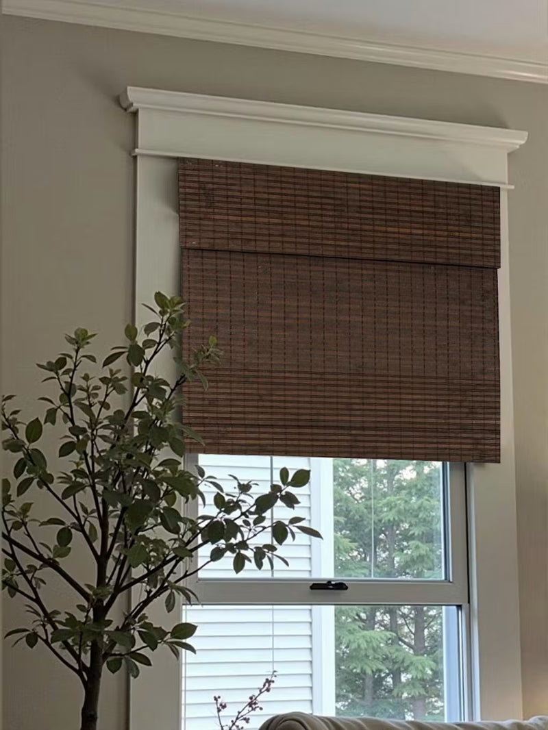 Rustic Natural Pure Bamboo Woven Shades