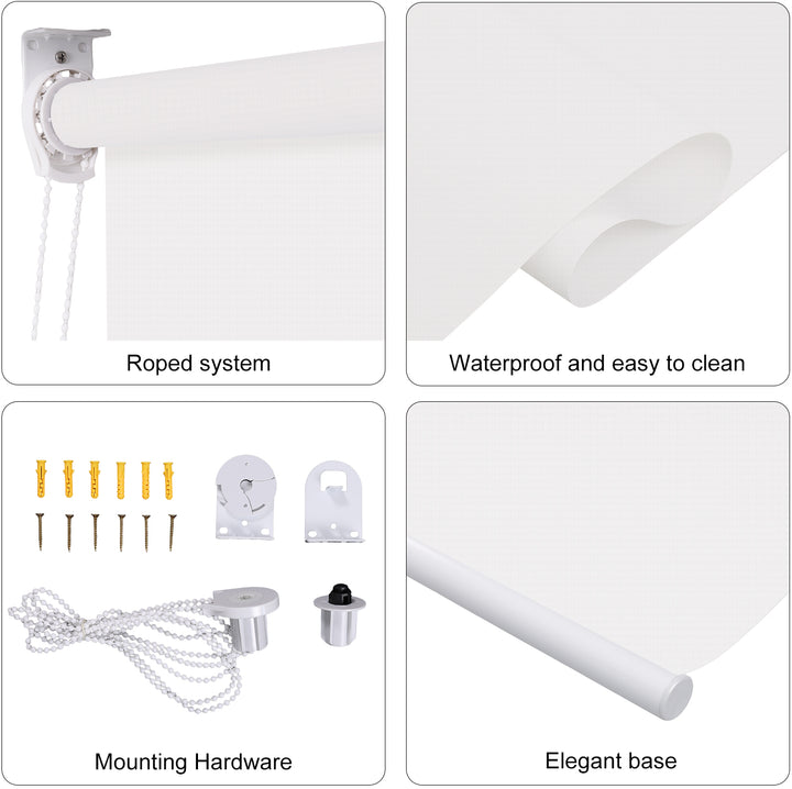 Logan Light Filtering Roller Shades