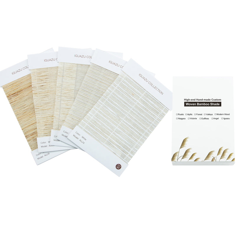 Iguazu Ramie/Flax Woven Shades Sample Book