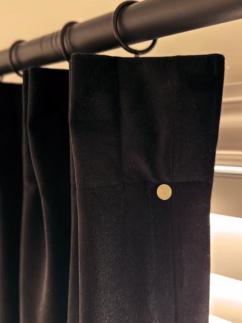 Avery Velvet Curtains & Drapes Pleated Alternate