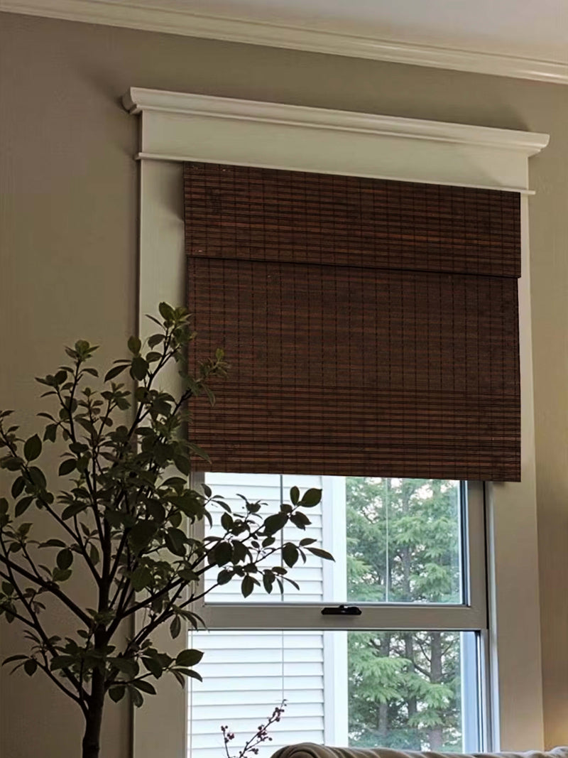 Rustic Natural Pure Bamboo Woven Shades