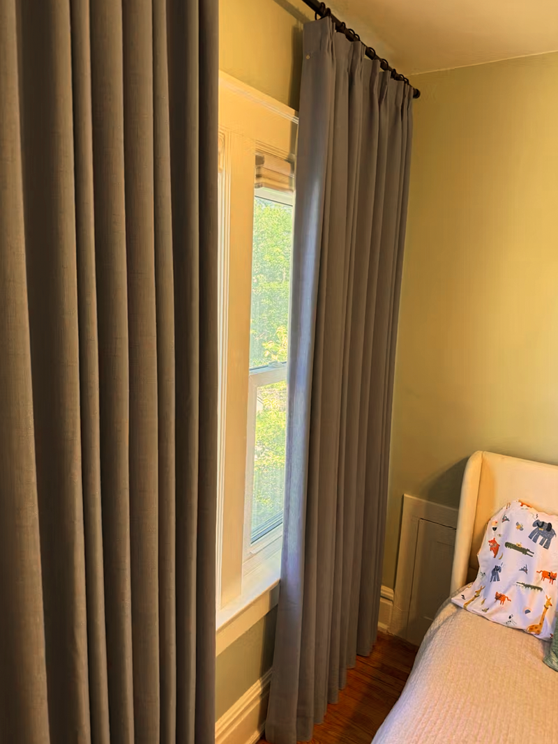 Sofia Heavyweight Cotton Blend Drapes Pleated Alternate