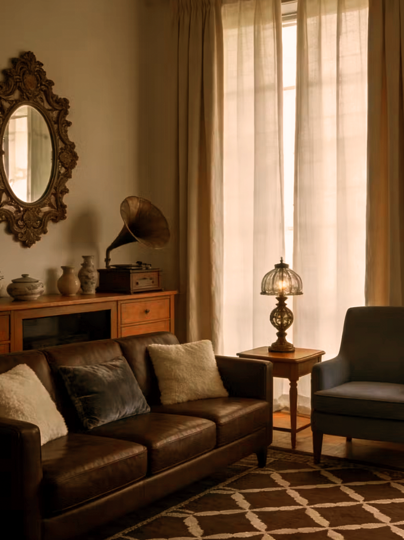 Zoe Linen Curtains Pleated